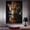 Brown, variant on Mudket Purple Glitter Sequin Leopard Portrait Canvas Wall Art, Luxury Glam Wildlife Trendy Wall Art Print Waterproof Canvas for Living Room Bedroom Home Decor, Framed Ready to Hang - 12"L x 8"W