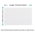 thumbnail image 5 of 100 Pack Premium Blank PVC Cards, CR80 30Mil Graphic Quality White Plastic Cards for Photo ID Badge Printers, 5 of 7