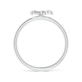 thumbnail image 2 of ANGARA Natural 0.07 Ct. Diamond Fashion Ring in 14K White Gold for Women (Ring Size: 12), 2 of 10