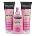 John Frieda Vibrant Shine Shampoo Glossy Hair Treatment with Rose Hip
