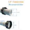 thumbnail image 4 of Jinsinto 2pcs Sets Swimming Pool Replacement Tubing Spa Set Tub Accessory Swimming Pool Accessories ,5.6cm*1.5M, 4 of 5