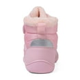 thumbnail image 4 of Leey-World Girls/Kids Rhinestone Western Cowgirl Cowboy Pointed Toe Low Heel Boots Girls Cowboy Boots Pink,1.5, 4 of 9
