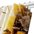 thumbnail image 5 of Bee Waterproof Shower Curtain Set with Hooks, Printed Design - Bathroom Curtains for Bathroom Decoration, 5 of 5