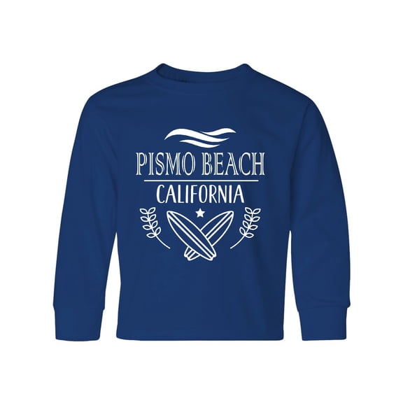 Inktastic Pismo Beach California Trip Surfing Long Sleeve Youth T-Shirt