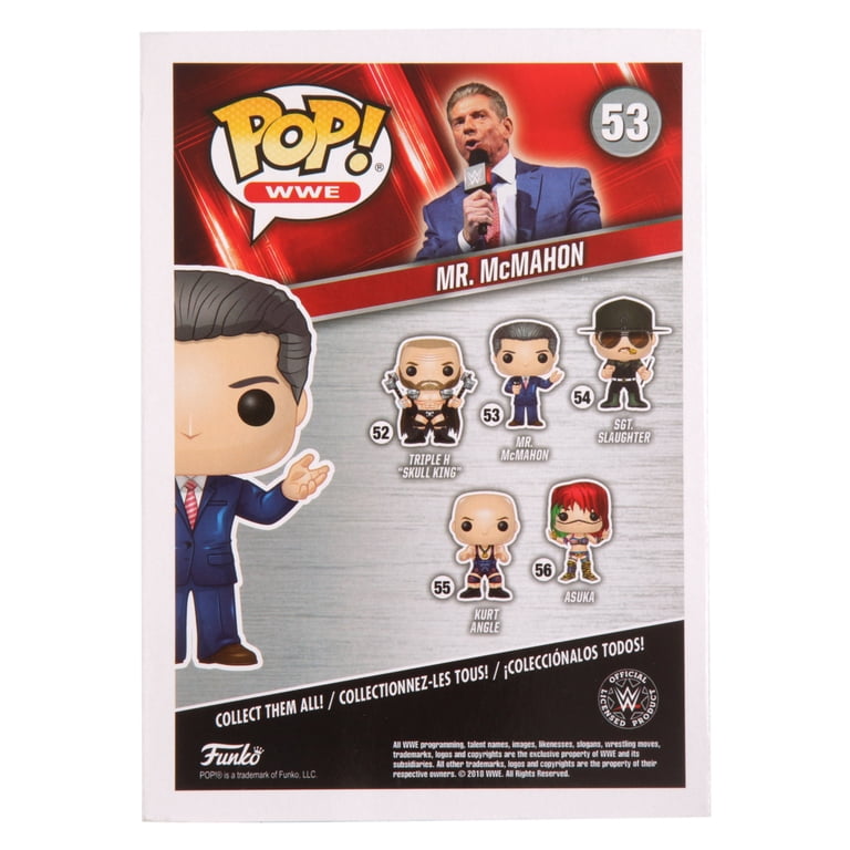 Figurine Funko Pop WWE 53 : Mr. McMahon - Occasion, Parfaite Pour Les Fans De Catch Et Les Collectionneurs
