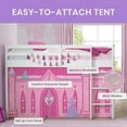 thumbnail image 3 of Disney Princess Tente de Lit Loft - Ensemble de Rideaux pour Lit Loft Bas (Lit Vendu Séparément) par Delta Children, 3 of 5