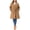 Camel, variant on Women's Plus Size Winter Coats Single Breasted Lapel Belted Midi Pea Coats with Pocket 4X Dark Red