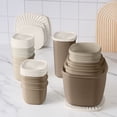 thumbnail image 3 of Cook with Color 26 Piece Plastic Food Storage Container Set with Lids, Taupe, 3 of 5