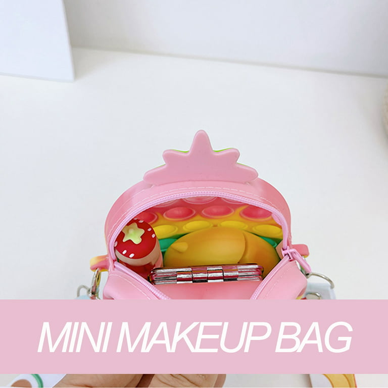 Pop Fidget It Bag Super Cute Crossbody Makeup Bag Bubble Cosmetic