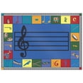 thumbnail image 2 of Note Worthy (Preschool) 5'4" x 7'8" Area Rug In Color Multi-Color:Multi,Material:Nylon, 2 of 2
