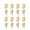 Golden, variant on Brass Clip-on Earring Components Earring Converter Finding Flat Round Tray-Golden-Tray size: 15mm ( 10pcs)