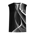 thumbnail image 4 of gbyLJF Women's Novelty Tanks & Camis Plus Size Tank Top Cross Tank Tops for Women Mock Neck Sleeveless Top, 4 of 5