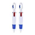 thumbnail image 1 of 2Pcs Mini 4 In 1 Multi Colored Ink Ballpoint Pens 10ML Quick Dry Pens Fine Smooth Writing Pen Ideal Office Supplies Gift Office Pens for Women for Journaling, Note Taking, Office Supplies, 1 of 7