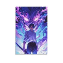 Jujutsu-Kaisen Anime Satoru Gojo And Sukuna (89) Poster Decorative Painting Canvas Wall Art Living Room Posters Bedroom Painting 24x36inch(60x90cm)