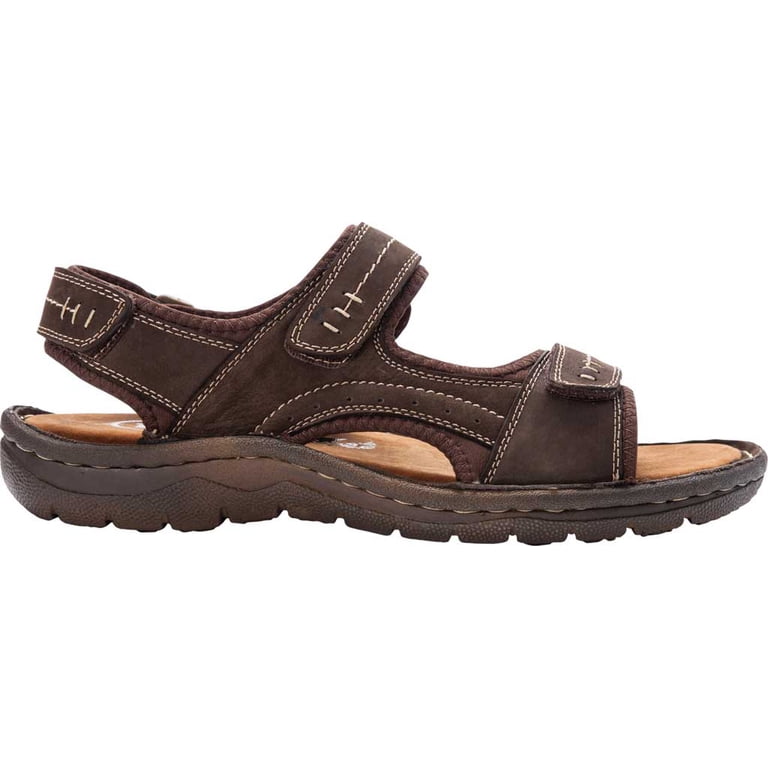 NIB Propet Jordy Mens Brown Leather Sandals 10.5 XX 5E Extra Wide Propet Hudson River Mens Size 11.5 Brown Beach Walking  main image 3
