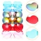 thumbnail image 5 of KAKOWELY 6 gafas de sol sin montura con forma de corazón, modernas y elegantes, ideales como recuerdo de fiesta., 5 of 5