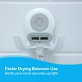 thumbnail image 5 of SlipX Solutions Patented Bathroom Power Lock Suction Cup Hook for Shower (White, Plastic/Silicone), 5 of 8