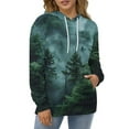 thumbnail image 4 of Nature Forest 3d Sweatshirts Hoodie Fashion Casual Personality Men's Women Street Hoodie Pullovers Long Sleeve Comfortable Top, 4 of 6