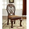 thumbnail image 2 of Set of 4 Side Chairs Traditional Formal Style Cherry Solid wood Kitchen Dining Room Furniture Chairs Claw Feet Carved Details, 2 of 5