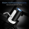 thumbnail image 1 of 1pc Black Automatic Water Bottle Pump USB Charging Water Pump One Button Automatic Switch Of Water Dispenser Black, 1 of 6