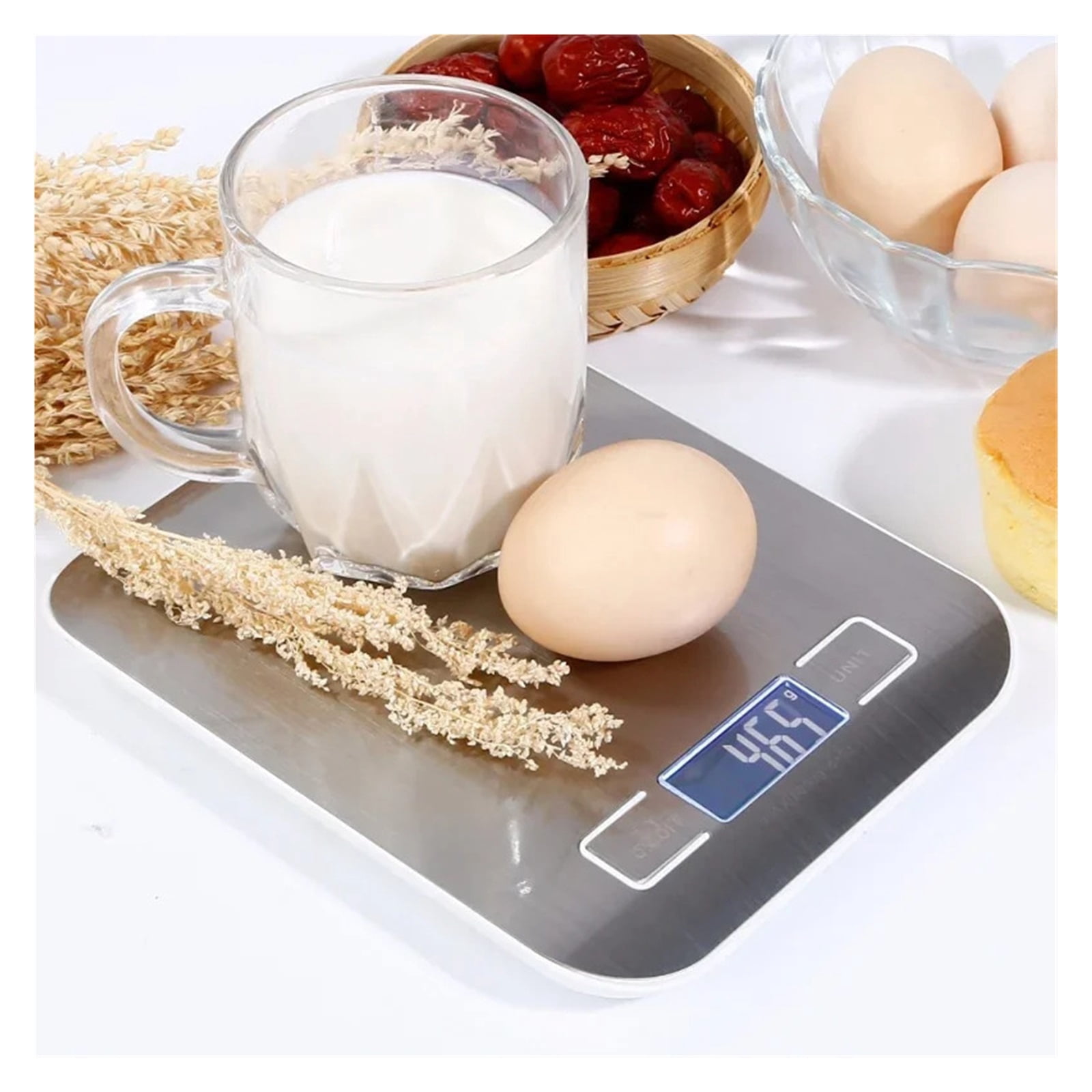 Recharable Stainless Steel Electronic Scales, Kitchen Electronic Home Food Scales Small G Scale Baking Kitchen Scales ,Milligram Accuracy