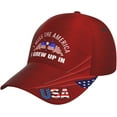 thumbnail image 1 of I Miss The America I Grew Up in Distressed Dad Hat Baseball Caps for Men 90s Washed Denim Adjustable Strapback Baseb, 1 of 7