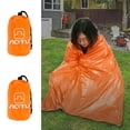 thumbnail image 1 of HLONK Sac de Couchage d'Urgence et de Survie, Lot de 2, 84” X 36”, Sac Bivy Thermique Imperméable pour Camping, Randonnée, Activités de Plein Air et Voyage, Durable, Léger et Compact, 1 of 10