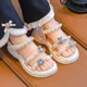 thumbnail image 5 of Sandalias de fondo suave con Nudo de mariposa estilo princesa, recién llegados, zapatos bonitos de verano para niñas, Material cómodo de PVC, 5 of 5