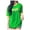 Green, variant on OSOLU Women Loose Fit Letter Print T-Shirt Tshirts Tee Street Style Short Sleeve Casual Tops Lovely Dailywear