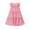 Pink, variant on Girls Summer Boho Tiered Maxi Dress, Off-White Sleeveless Ruffle Party Dress, Lightweight Flowy Cotton Blend Sun Dress for Toddler & Little Girls (4-5Y)