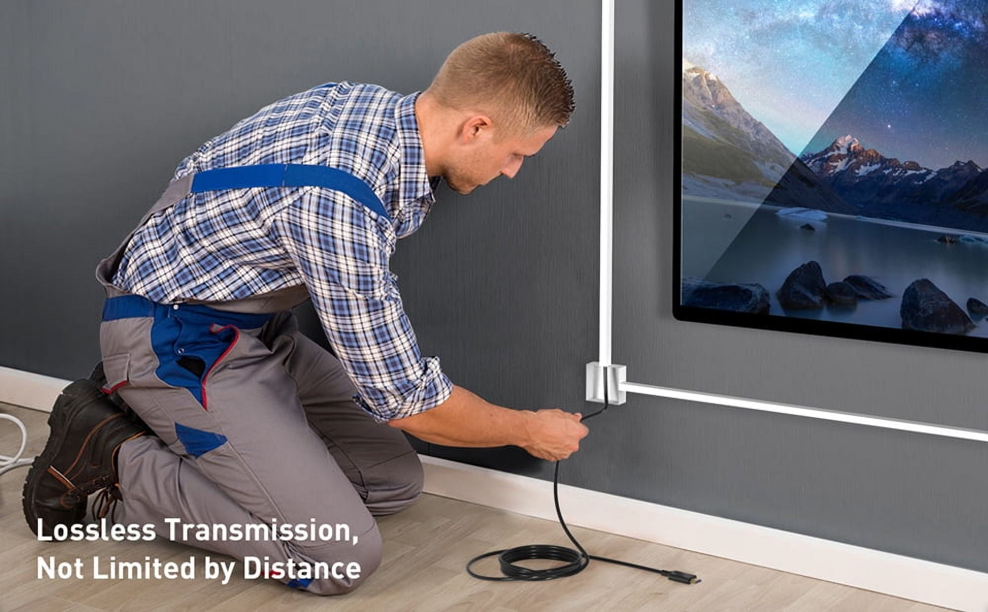 AUBEAMTO 8K HDMI 2.1 Fiber Optic Cable 33ft Supports 4K@120Hz, 8K@60Hz, 7680x4320 Resolution, 48Gbps for PS5 PS4 HDTV etc