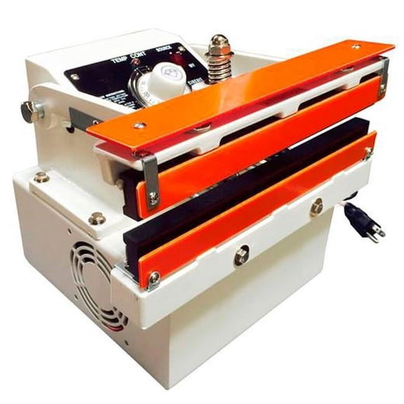 Sealer Sales M1888777 12 in. W Series Table Top Direct Heat Sealer - Meshed Seal - 15 mm Seal - White