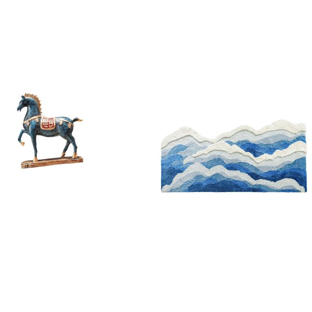 Escultura De Caballo De Pie Para Sala De Estar, Escritorio, Decoración Con Alfombra Antideslizante Para Habitación Infantil, Entrada, Sala De Juegos, Estantería.
