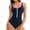Black Pink Blue, variant on YUEVORA One Piece Swimsuit for Women, Zip Up Color Block Open Back Bathing Suit, Sleeveless Athletic Swimwear for Swimming Beach and Water Sports(S-3XL)