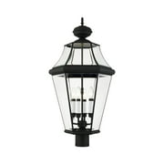 Livex Lighting Georgetown Outdoor Post Head in Black