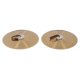 thumbnail image 1 of Platillo De Mano, Instrumento De Percusión De Platillo A Prueba De Impactos 1 Par De aleación Para Rendimiento, 1 of 7