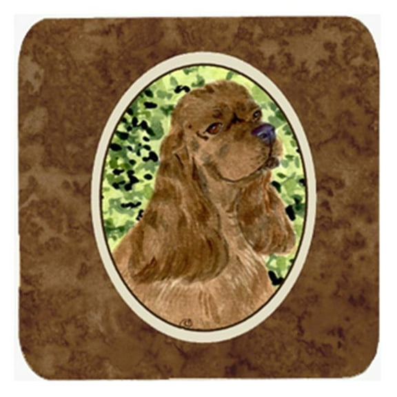 Cocker Spaniel Foam Coasters, Set - 4