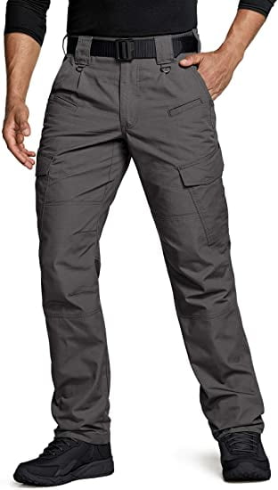 Water Resistant Ripstop Cargo Pants Lightweight EDC Hiking Work Pants CQR Men's Tactical Pants Outdoor Apparel