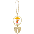 thumbnail image 1 of Hat Guitar Mexico Cartoon Car Keychain Angel Wing Pendant, 1 of 4