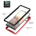 thumbnail image 3 of MasteelfCA Rugged Clear Smartphone Shell 3-In-1 Anti-Scratch Phone Cover Compatible for Pixel 6 Pro, 3 of 6