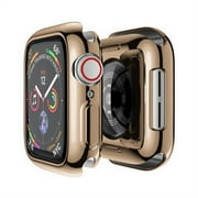 Cover for Apple Watch Case 45mm/41mm 44mm/40mm 42mm/38mm bumper Accessories Screen Protector TPU Case for iWatch Series 6 5 4 3 SE 7 - vintage gold