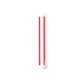 101/4 Inch Plastic Drinking Straw 7.5mm Pack of 300 Counts Red Plastic