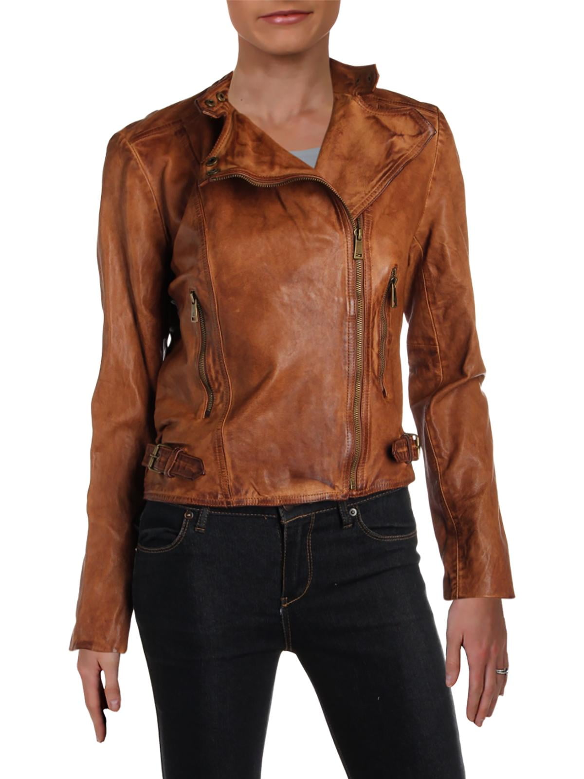 ralph lauren lambskin leather jacket women's