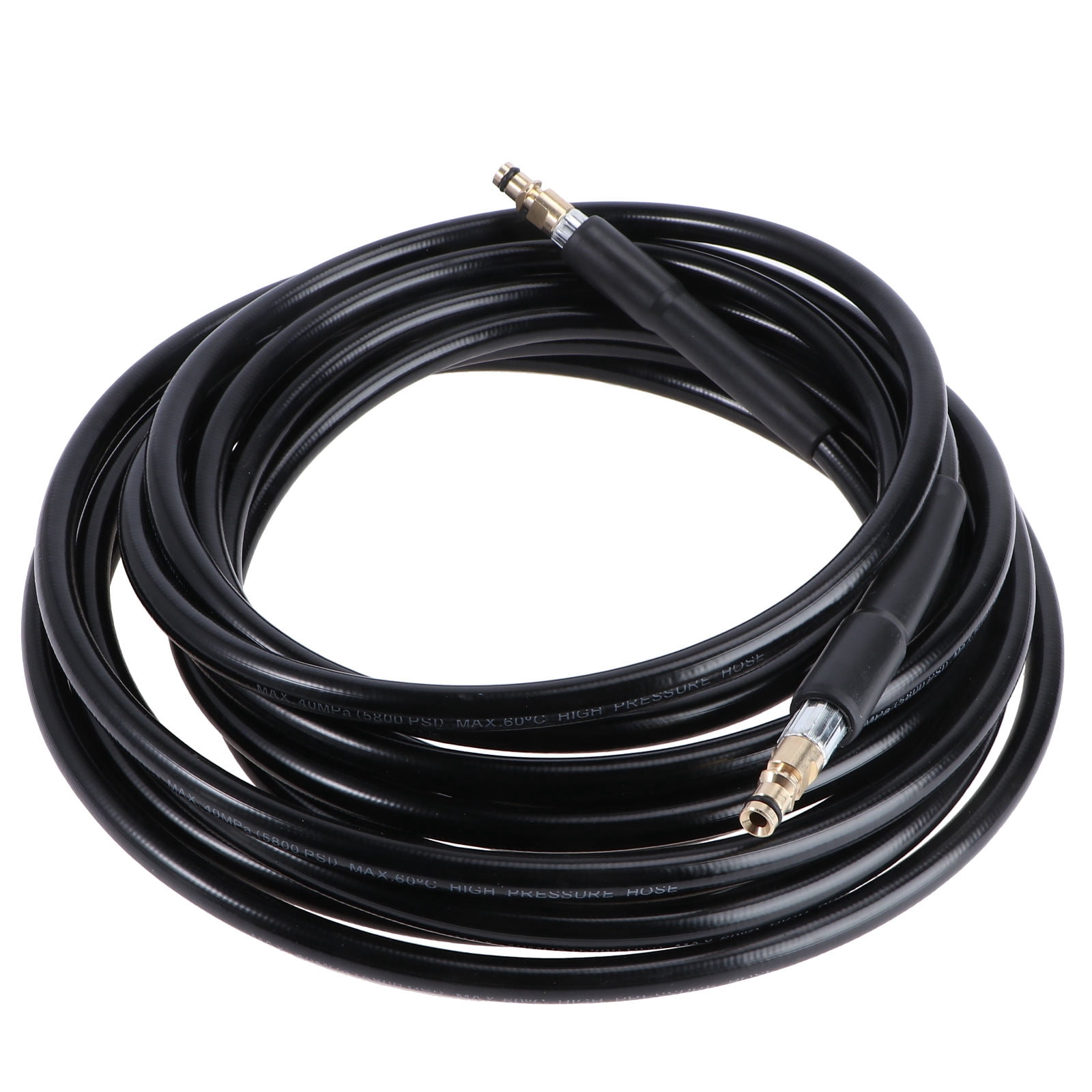 OUNONA Black Rubber Washing Machine Hose Durable Flexible Design for Electronic Cold Cleaning Machine 8M