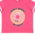 thumbnail image 4 of Inktastic Donut Worry Be Happy Pink Sprinkle Donut` Boys or Girls Toddler T-Shirt, 4 of 5