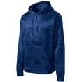 thumbnail image 5 of Sport-Tek Sport Wick CamoHex Fleece Hooded Pullover-XS (True Royal), 5 of 6