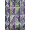 thumbnail image 2 of Addison Rugs Mayfield Premium Machine Washable Transitional Geometric Purple Rectangle Rug, 9' x 12', 2 of 7