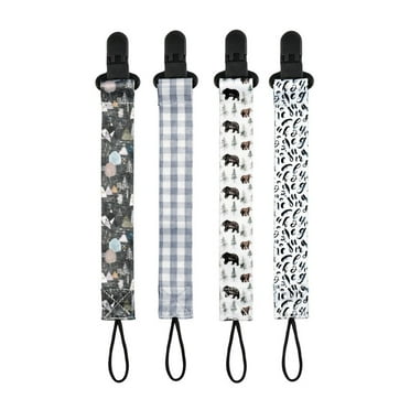 kladzum Pacifier Clips for Baby Boys and Girls, Holder Lanyard Handy&Convenient Pacifier Rest, Pacifiers Holders Leashes for Teether Toy, Fits All Pacifiers Baby Teething Toys