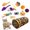 A, variant on Halloween Decor Pet Toys Halloween Cat Channel Toy Set for Indoor Cats - Interactive Three-Channel Tunnel Cat Toy Kit Featuring Sleeping Toy Channel