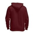 thumbnail image 4 of Kopltyrfg Graphic Hoodies for Men Oversized Pullover Letter Print Long Sleeve Casual New York Sweatshirt with Pocket Wine XL, 4 of 4